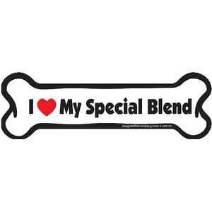 Imagine This Company "I Love My Special Blend" Magnet, Bone Shape