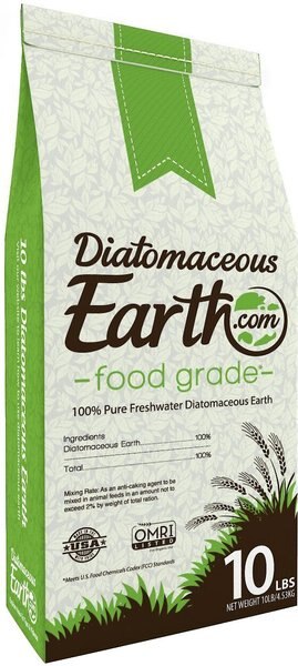 DiatomaceousEarth Food Grade Flea & Tick Powder for Cats & Dogs, 10-lb bag slide 1 of 5
