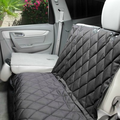4knines Split Rear Seat Cover With Hammock Black Regular Chewy Com - 4knines Crew Cab Rear Bench Seat Cover With Hammock Heavy Duty Waterproof