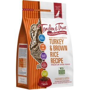 Tender & True Turkey & Brown Rice Recipe Dry Dog Food, 23-lb bag