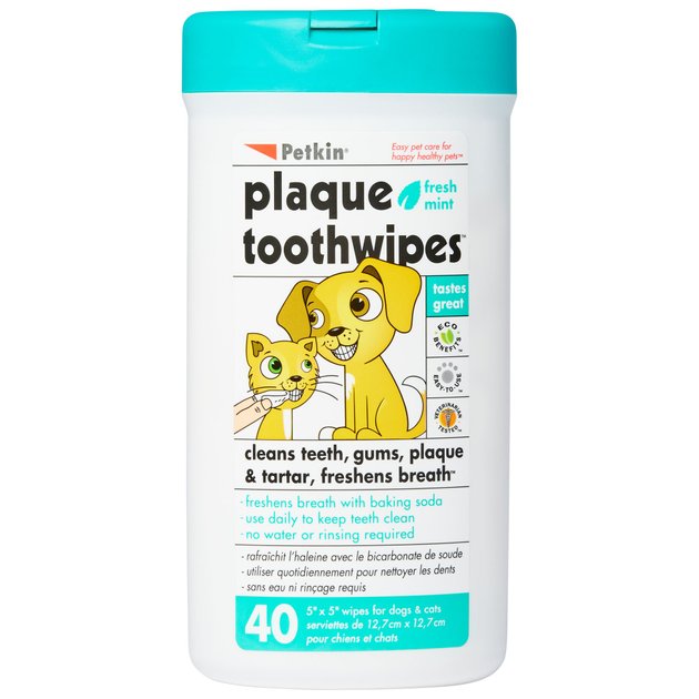 Cat Plaque Tooth Wipes, 40 count 