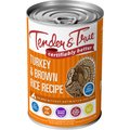 Tender & True Turkey & Brown Rice Recipe Canned Dog Food, 13.2-oz, case of 12
