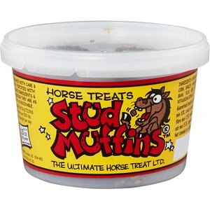 Stud Muffins Molasses Horse Treats, 10-oz tub
