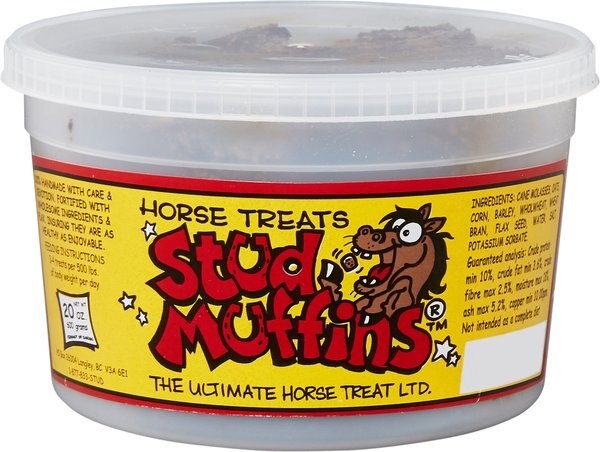Stud Muffins Molasses Horse Treats, 20-oz tub slide 1 of 6