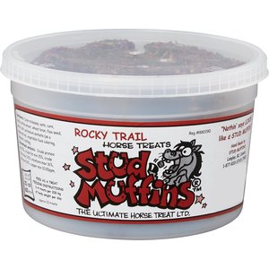 Stud Muffins Rocky Trail Cinnamon Horse Treats, 20-oz tub