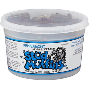 Stud Muffins Peppermint Horse Treats, 20-oz tub