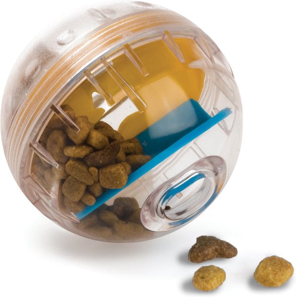 Pet Zone IQ Treat Dispenser Ball Dog Toy, 3-in slide 1 of 8