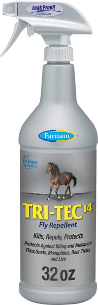 Farnam Tri-Tec 14 Fly Repellent for Horses, 32-oz spray bottle slide 1 of 11