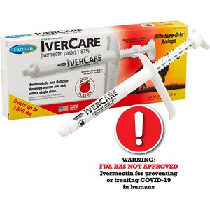 Farnam Ivercare Horse Dewormer Paste, Apple Flavor, .26-oz syringe, 1 count
