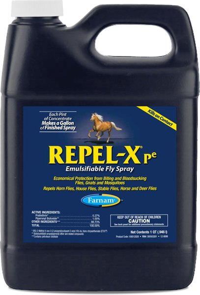 Farnam Repel-X Emulsifiable Horse Fly Spray, 32-oz bottle slide 1 of 8