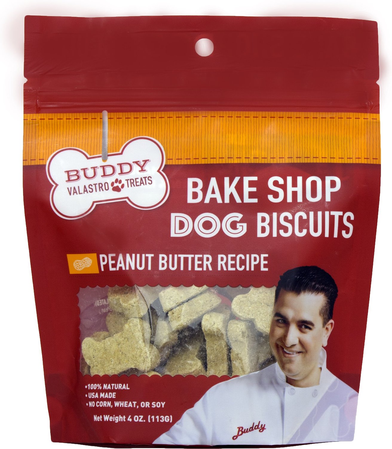 BUDDY VALASTRO PETS Bake Shop Peanut Butter Recipe Biscuits Dog Treats ...