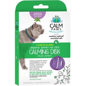 Calm Paws Behavior Support Calming Disk Collar Attachment for Cats