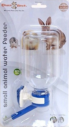 Choco Nose No-Drip Small Animal Water Bottle, Color Varies, 10mm Nozzle, Long slide 1 of 8