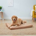 Petmaker Foam Pillow Dog Bed w/Removable Cover, Clay, Large