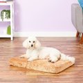 Petmaker Foam Pillow Dog Bed w/Removable Cover, Clay, Medium