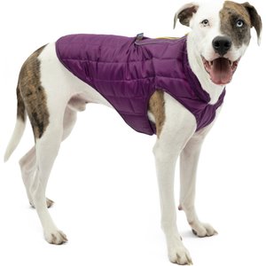 Kurgo Loft Reversible Insulated Dog Quilted Coat, Purple, X-Large