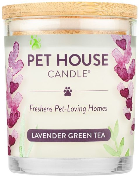 Pet House Lavender Green Tea Natural Soy Candle, 9-oz jar slide 1 of 7