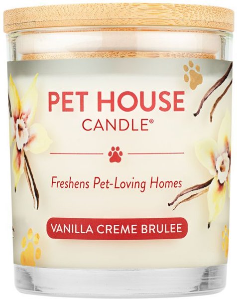 Pet House Vanilla Creme Brulee Pet House Soy Natural Candle, 9-oz jar slide 1 of 6