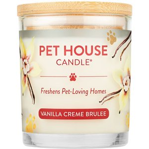 Pet House Vanilla Creme Brulee Pet House Soy Natural Candle, 9-oz jar