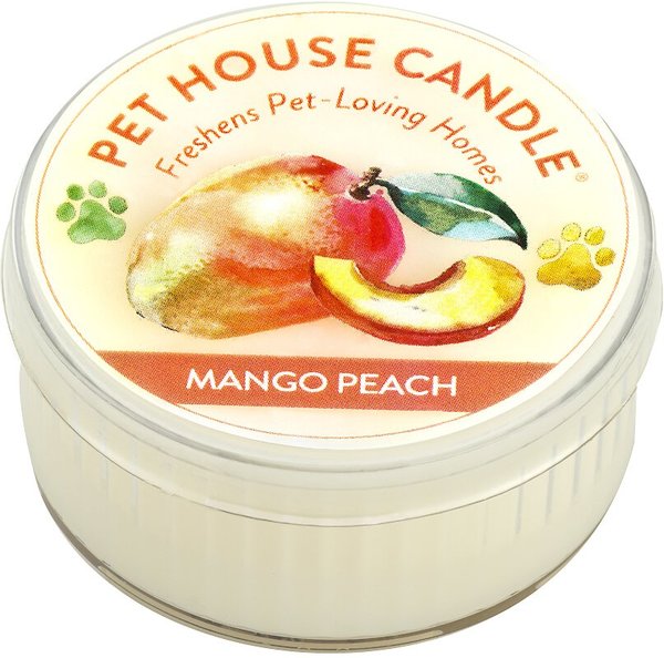 Pet House Mango Peach Natural Soy Candle, 1.5-oz jar slide 1 of 3