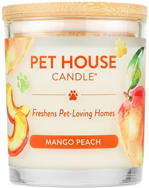 Pet House Mango Peach Natural Soy Candle, 9-oz jar slide 1 of 6