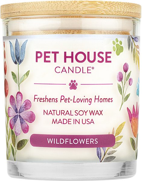 Pet House Wildflowers Natural Soy Candle, 9-oz jar slide 1 of 6