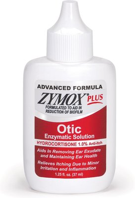 Zymox Plus Advanced Formula 1% Hydrocortisone Otic Dog & Cat Ear Solution, slide 1 of 1