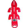 Outward Hound Plush Fire Biterz Dog Toy, Red Dragon, 2 Squeakers