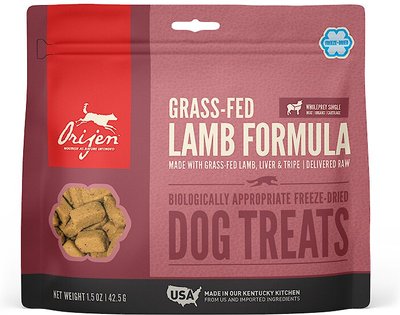 ORIJEN Grass-Fed Lamb Formula Grain-Free Freeze-Dried Dog Treats, slide 1 of 1