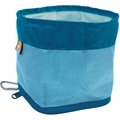 Kurgo Zippy Travel Polyester Dog Bowl, Blue, 6-cup