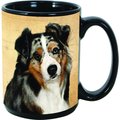 Pet Gifts USA My Faithful Friend Dog Breed Coffee Mug, Australian Shepherd, 15-oz