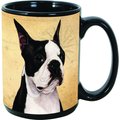 Pet Gifts USA My Faithful Friend Dog Breed Coffee Mug, Boston Terrier, 15-oz