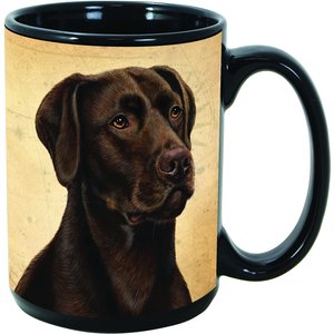 Pet Gifts USA My Faithful Friend Dog Breed Coffee Mug, Chocolate Lab, 15-oz