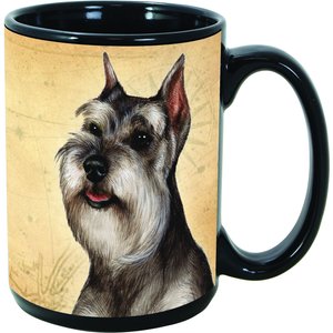 Pet Gifts USA My Faithful Friend Dog Breed Coffee Mug, Schnauzer, 15-oz