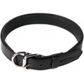 Logical Leather Padded Dog Collar, Black, X-Large