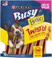 Busy Bone with Beggin' Twist'd! with Real Bacon Small/Medium Dog Treats, 10 count