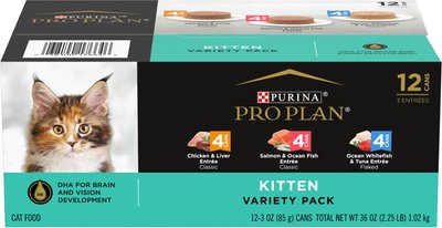 Purina Pro Plan Focus Kitten Favorites Variety Pack Canned Cat Food, slide 1 of 1