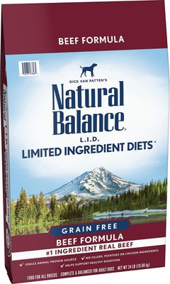 Natural Balance  L.I.D. Limited Ingredient Diets Grain-Free Beef Formula Dry Dog Food, slide 1 of 1