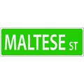 Imagine This Company Dog Breed Street Sign, Maltese
