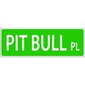 Imagine This Company Dog Breed Street Sign, Pit Bull
