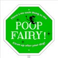 Imagine This Company "Poop Fairy" Garden Sign, Standard
