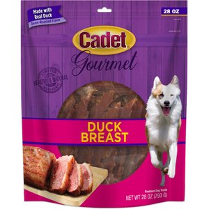 Cadet Gourmet Duck Breast Dog Treats, 28-oz bag