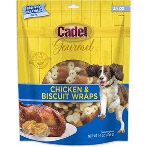 Cadet Gourmet Chicken & Biscuit Wraps Dog Treats, 14-oz bag