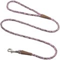 Mendota Products Small Snap Camouflage Rope Dog Leash, Pink Camo, 4-ft long, 3/8-in wide