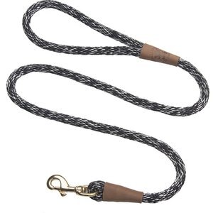 Mendota Products Large Snap Camouflage Rope Dog Leash, Salt & Pepper, 4-ft long, 1/2-in wide