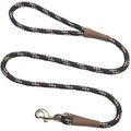 Mendota Products Large Snap Confetti Rope Dog Leash, Black Confetti, 6-ft long, 1/2-in wide