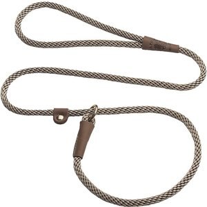 Mendota Products Small Slip Solid Rope Dog Leash, Tan, 6-ft long, 3/8-in wide