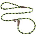Mendota Products Small Slip Checkered Rope Dog Leash, Jade, 6-ft long, 3/8-in wide