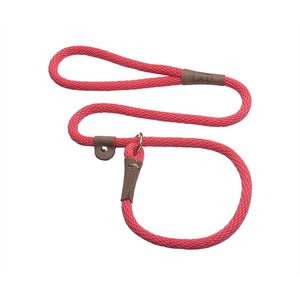 Mendota Products Large Slip Solid Rope Dog Leash, Red, 6-ft long, 1/2-in wide