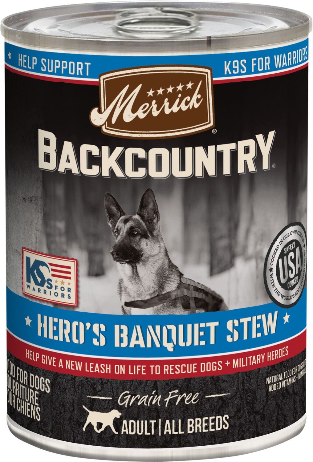Merrick Backcountry Grain Free Wet Dog Food Hero's Banquet